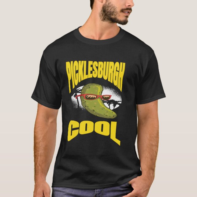 Funny Pittsburgh Humor Picklesburgh Coola Relaxing T Shirt (Framsida)