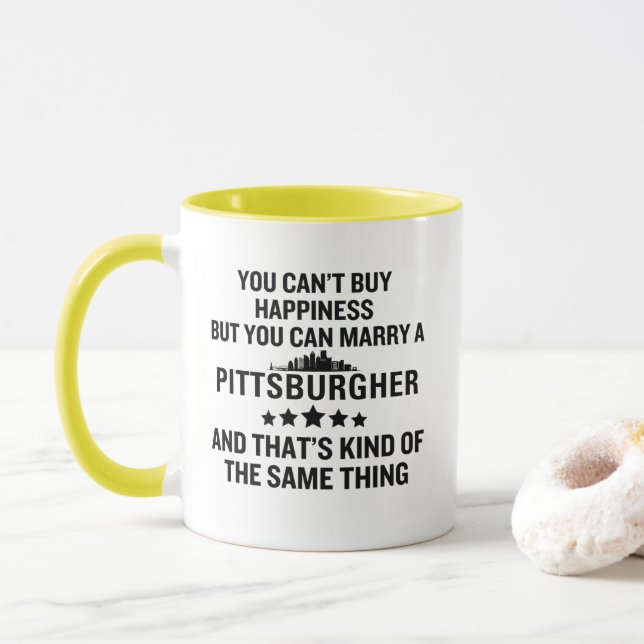 Funny Pittsburgher Mugg (Med munk)