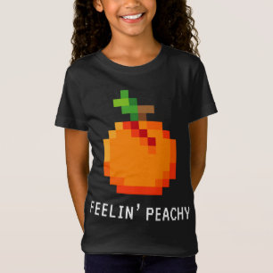 Funny Pixel Peach - Retro 8 - Bit Arcade Gamer Fee T Shirt