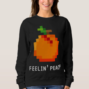 Funny Pixel Peach - Retro 8 - Bit Arcade Gamer Fee T Shirt