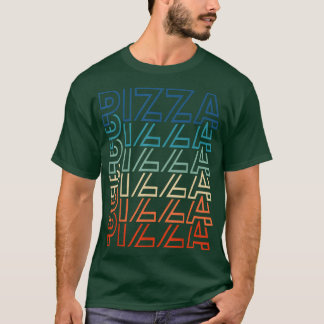 Funny Pizza 80's Retro Vintage Carb Pizza & Foodie T Shirt