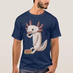 Funny Pizza Älskare Axolotl T Shirt