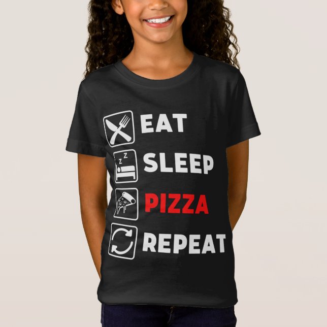 Funny Pizza Älskare Gift Idea - Pizza T Shirt (Framsida)