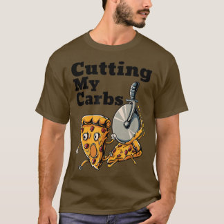 Funny Pizza Älskare klipper min Carbs Pizza T-Shir T Shirt