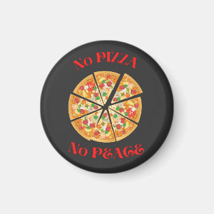 Funny Pizza Älskare Magnet