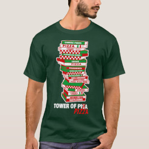 Funny Pizza Älskare Pizza säger Torn i Pizza T Shirt