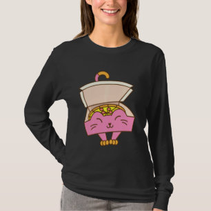 Funny Pizza Box Cat Coola Italy Food Kitten Kärlek T Shirt