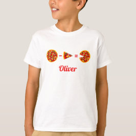 Funny Pizza Calculation Personlig T Shirt