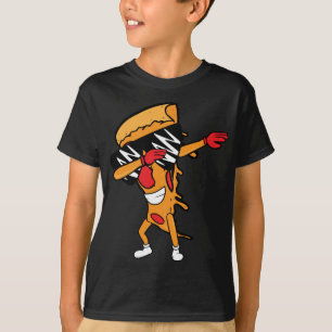 Funny Pizza Dabbing Pepperoni Pizza Slice Dancing T Shirt