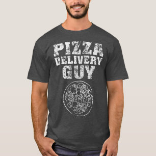Funny Pizza Delivery Guy Costume Pizza Älskare Mam T Shirt