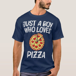 Funny Pizza for Boys Kids Pizza Älskare Chef Peppe T Shirt