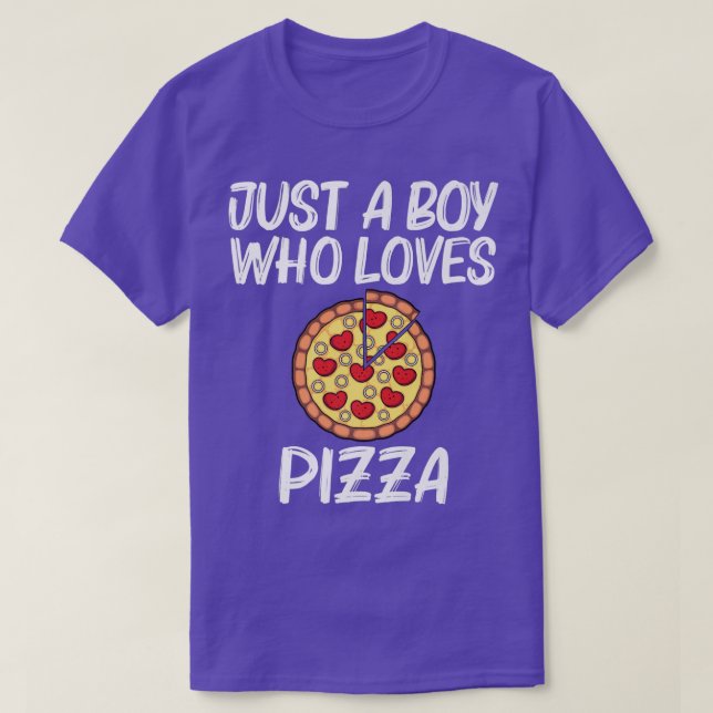 Funny Pizza for Boys Kids Pizza Älskare Chef Peppe T Shirt (Design framsida)