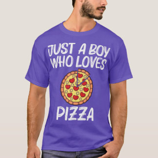 Funny Pizza for Boys Kids Pizza Älskare Chef Peppe T Shirt