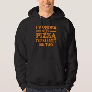 Funny Pizza För manar Women Kids Italy Fast Food Hoodie