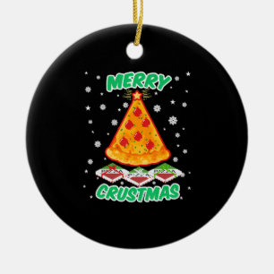 Funny Pizza-jul Julgransprydnad Keramik