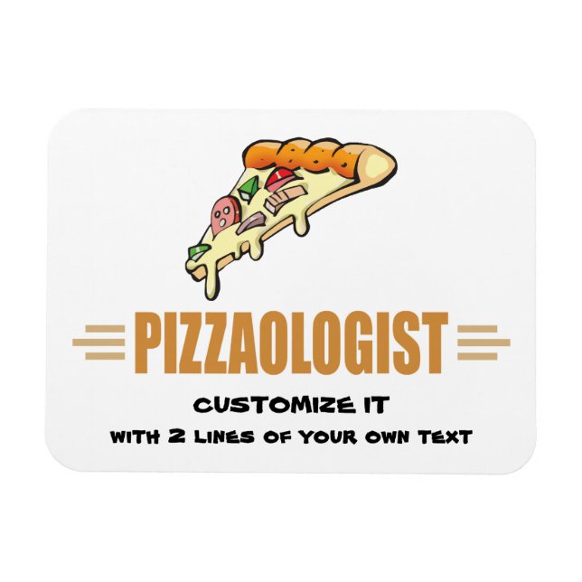 Funny Pizza Magnet (Horisontell)