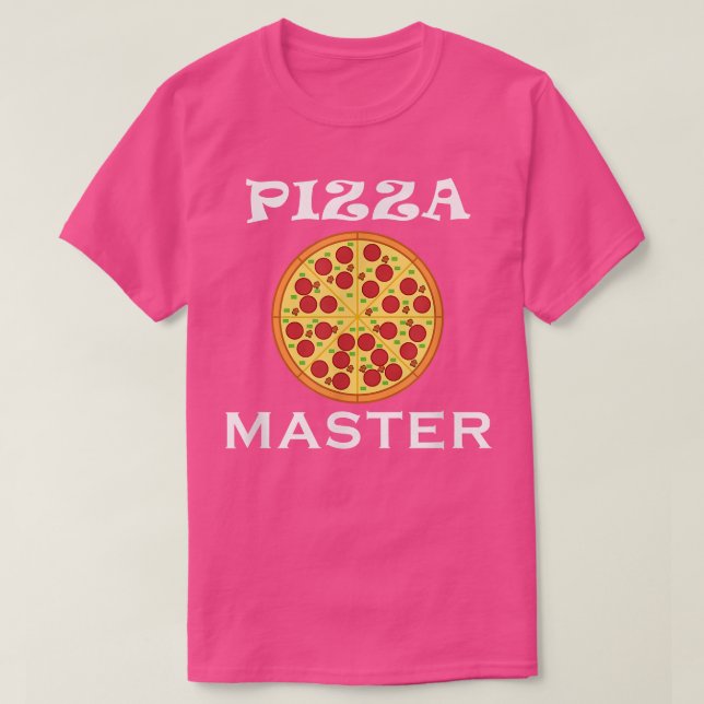 Funny Pizza Maker Hobby Chef Italia Food T Shirt (Design framsida)
