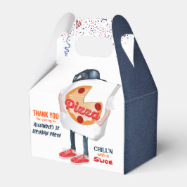 Funny Pizza Party Favor Boxes Presentaskar