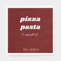 Funny Pizza Pasta Amore Red Italiana Kitchen