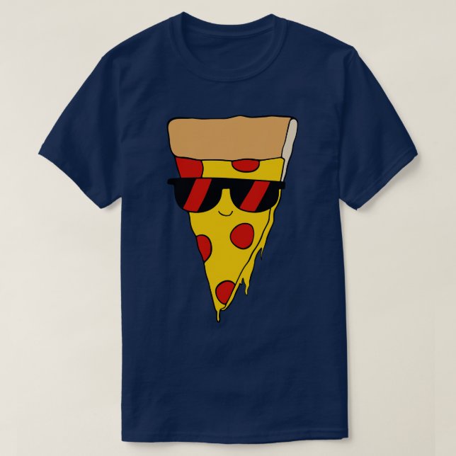 Funny Pizza Pizza Shirt Cute Pizza Sunglasses Piz T (Design framsida)