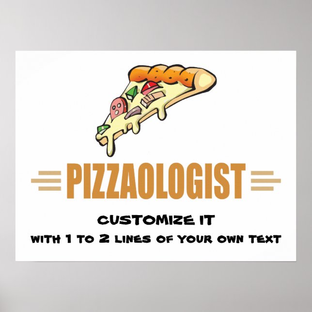 Funny Pizza Poster (Framsidan)