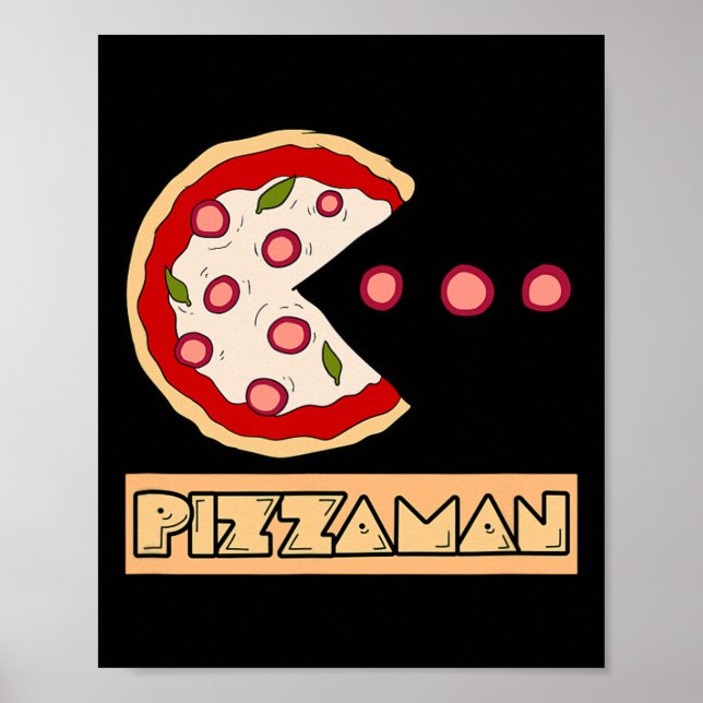 Funny Pizza Pun  Poster (Framsidan)