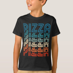 Funny Pizza Retro Vintage Carb Pizza Älskare Foodi T Shirt