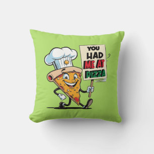 Funny Pizza-segmentcitat Kudde