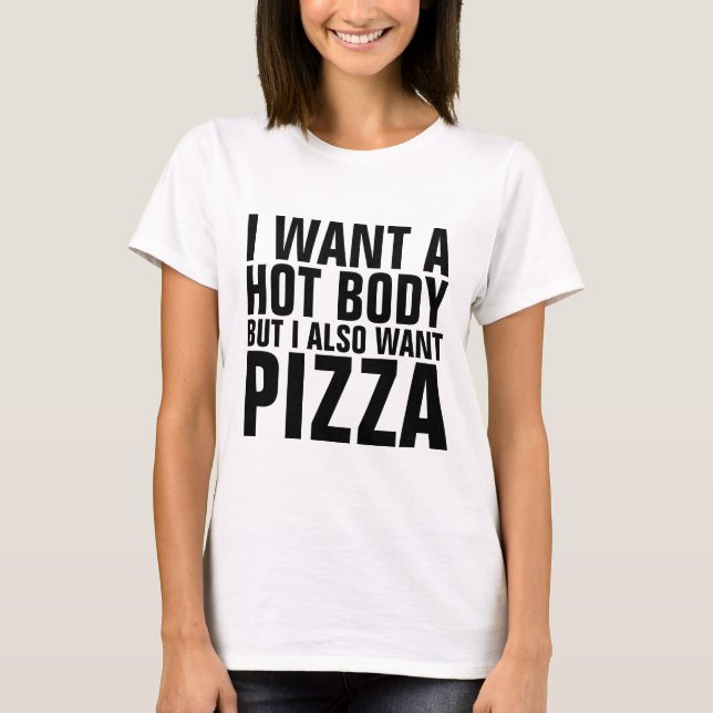Funny Pizza T-shirts (Framsida)