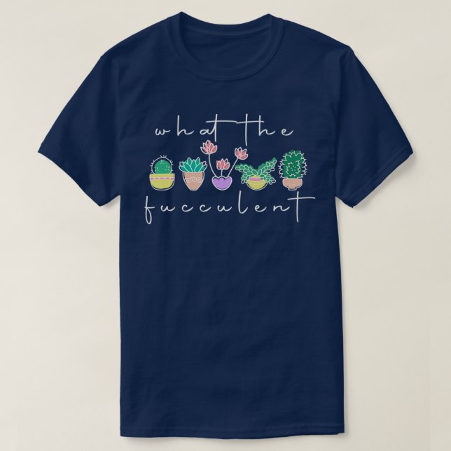Funny Plant Älskare (5) T Shirt (Design framsida)