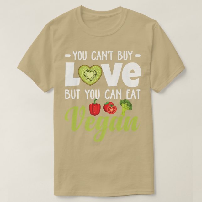 Funny Plant Based Vegetarian Organic Food Veggies  T Shirt (Design framsida)