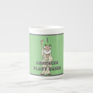 Funny Plant Baserad Mugg Benporslin Mugg