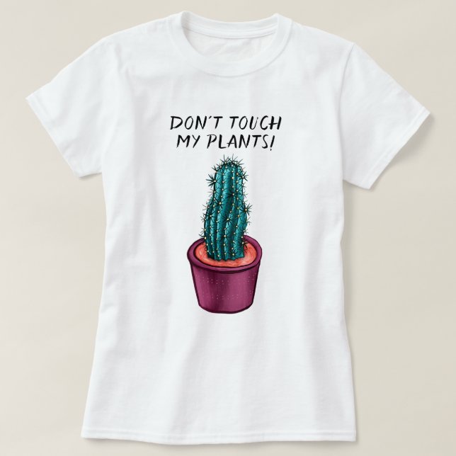 Funny Plant Dam Gardener Cactus Succulent T Shirt (Design framsida)