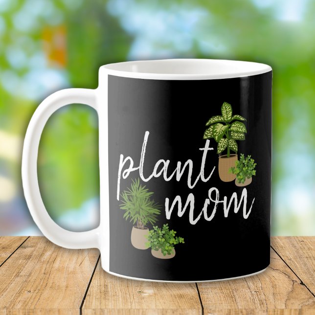 Funny Plant Mamma Coffee Mugg (Skapare uppladdad)