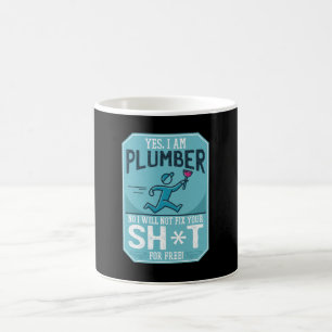 Funny Plumber Kaffemugg