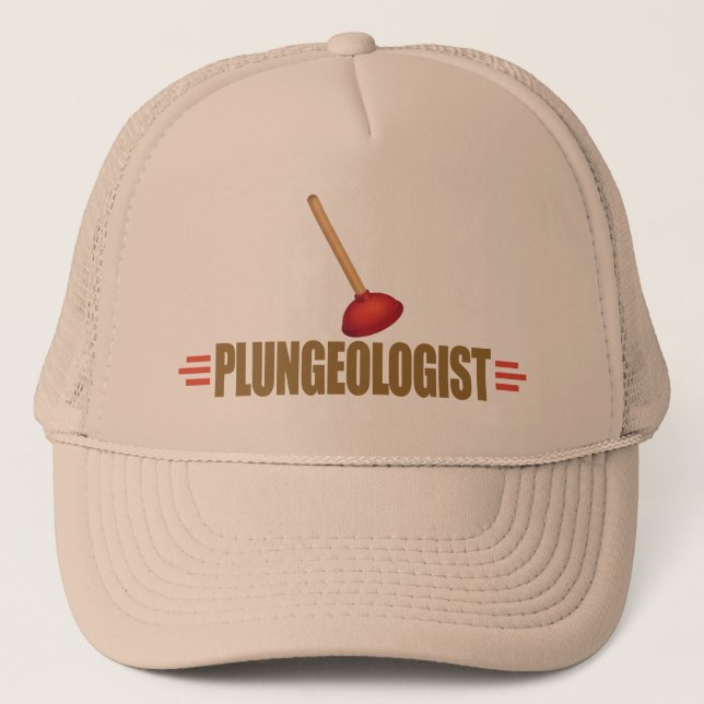 Funny Plumber Truckerkeps (Framsida)