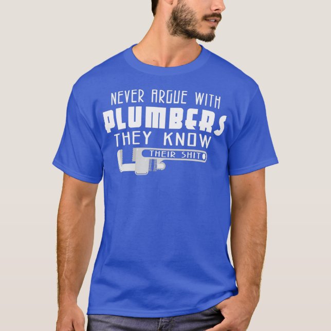 Funny Plumbing For Men Gifts Plumbers A Plumber T Shirt (Framsida)
