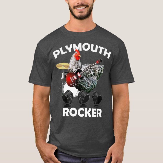 Funny Plymouth Rock Chicken  Hen Humor  Gift T Shirt (Framsida)