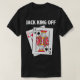 Funny Poker-Jack Kung frånpremium  T Shirt (Design framsida)