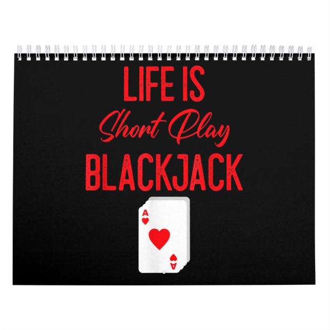 Funny Poker | Livet är Kort Play Blackjack Kalender (Omslag)