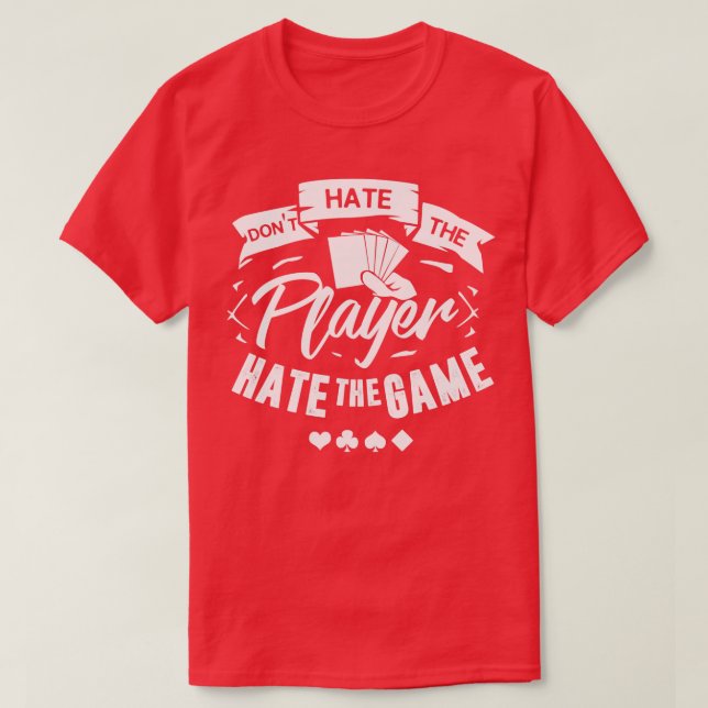 Funny Poker Player Blackjack Casino Gift T Shirt (Design framsida)