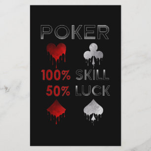 Funny Poker Poker 100 % kunskap och 50 % Tur