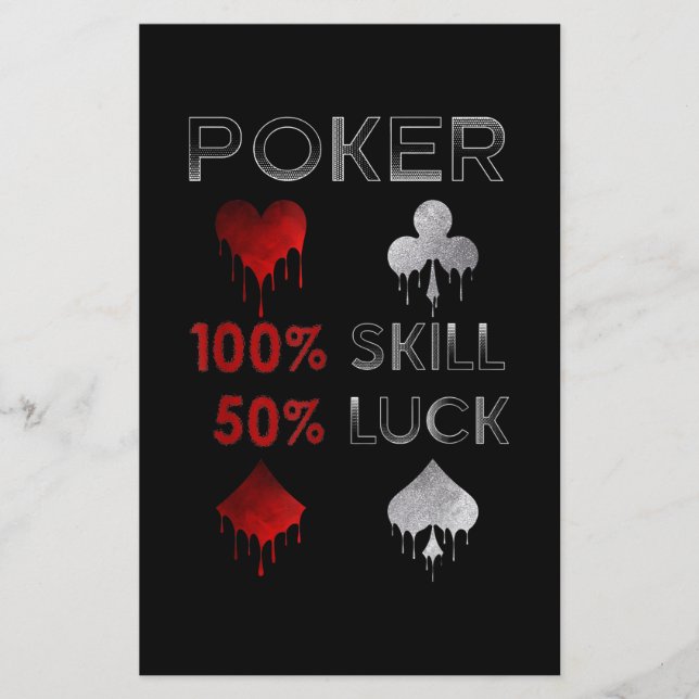 Funny Poker | Poker 100 % kunskap och 50 % Tur (Framsida)
