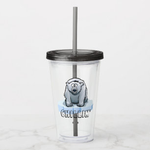 Funny Polar Bear Chillin Take Away Mugg