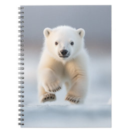 Funny Polar Bear Unge Anteckningsbok