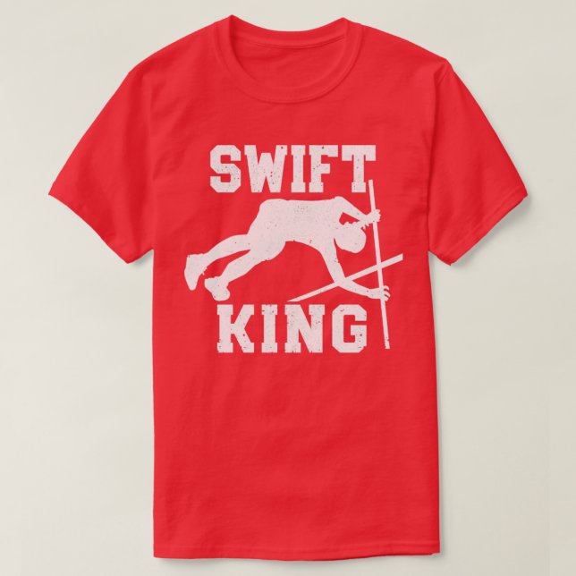 Funny Pole Vault Pole Vaulting Swing Kung T Shirt (Design framsida)