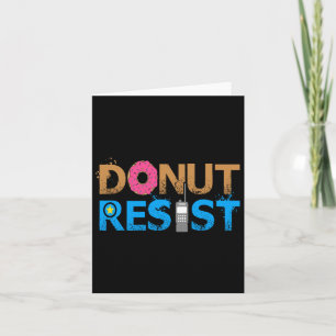 Funny Policeman Gifts Funny Polischef Donut R Kort
