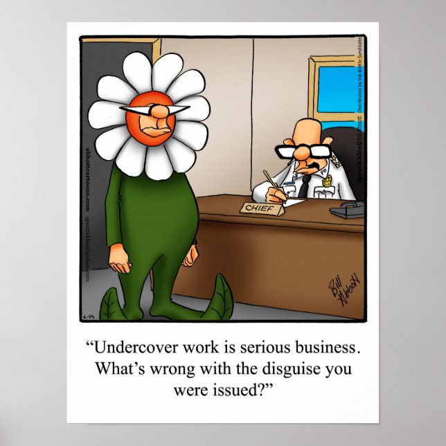 Funny Policemen Humor Poster (Framsidan)