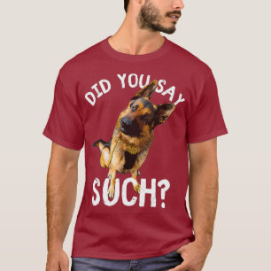 Funny polis K9 Unit German shepard som säger för T Shirt