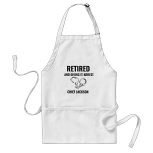 Funny polis Pension Apron Förkläde